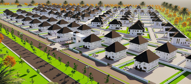 Construction project site